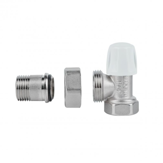 Кран радиаторный Icma 1/2" угловой без ручки №805 купить в САНН Одесса, изображение 4