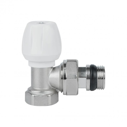 Кран радиаторный Icma 1/2" с антипротечкой угловой с ручкой №802+940 купить в САНН Одесса, изображение 3