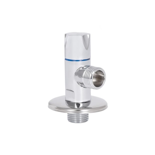 Кран угловой Thermo Alliance Standart (ручка круглая) с керам.буксой 1/2"Н х 1/2"Н SF342W1515 купить в САНН Одесса, изображение 3