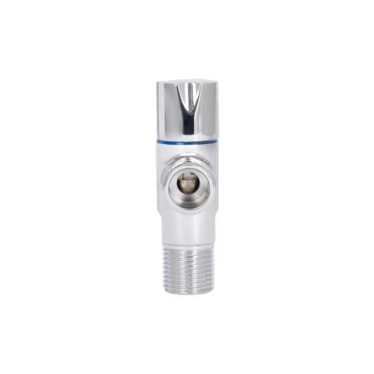 Кран угловой Thermo Alliance Standart (ручка круглая) с керам.буксой 1/2"Н х 1/2"Н SF342W1515 купить в САНН Одесса, изображение 4