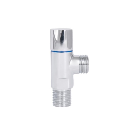 Кран угловой Thermo Alliance Standart (ручка круглая) с керам.буксой 1/2"Н х 1/2"Н SF342W1515 купить в САНН Одесса, изображение 5