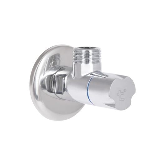 Кран угловой Thermo Alliance Standart (ручка круглая) с керам.буксой 1/2"Н х 1/2"Н SF342W1515 купить в САНН Одесса, изображение 6
