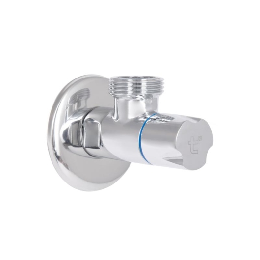 Кран угловой Thermo Alliance Standart (ручка круглая) с керам.буксой 1/2"Н х 3/4"Н SF342W1520 купить в САНН Одесса, изображение 6