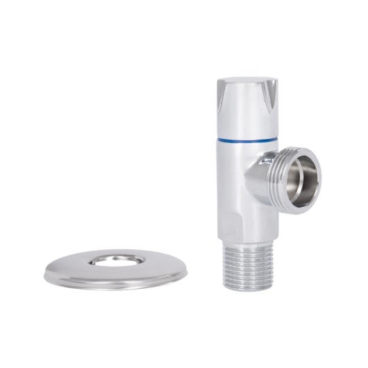 Кран угловой Thermo Alliance Standart (ручка круглая) с керам.буксой 1/2"Н х 3/4"Н SF342W1520 купить в САНН Одесса, изображение 7