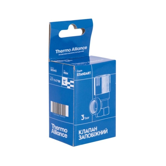 Предохранительный клапан Thermo Alliance Standart 1/2" ВР 3 бар SD2443 купить в САНН Одесса, изображение 7