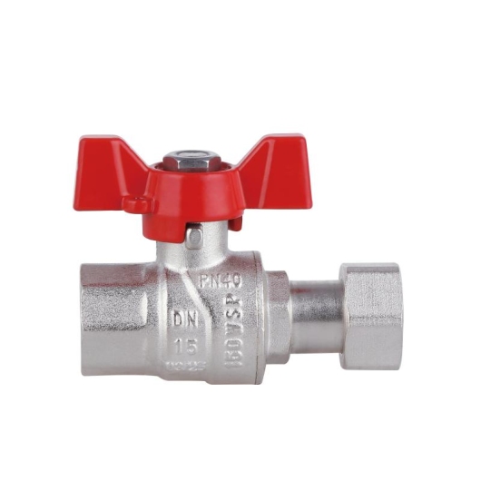 Кран шаровой с накидной гайкой Thermo Alliance Forte 1/2"х ВР для воды прямой SF260W15 купить в САНН Одесса, изображение 5