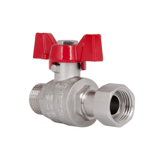 Кран шаровой с накидной гайкой Thermo Alliance Forte 1/2" ВН для воды прямой SF261W15 купить в САНН Одесса, изображение 3