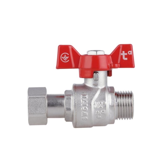 Кран шаровой с накидной гайкой Thermo Alliance Forte 1/2" ВН для воды прямой SF261W15 купить в САНН Одесса, изображение 5