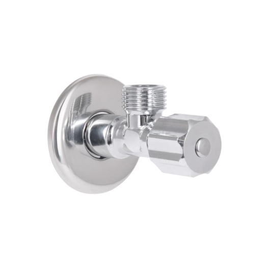 Кран угловой Thermo Alliance Standart (ручка шестигранник) с вент.буксой 1/2"Н х 1/2"Н SF3441515 купить в САНН Одесса, изображение 6