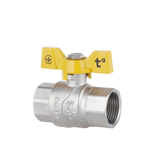 Кран шаровой Thermo Alliance Forte 1" ВР для газа (бабочка) SF602G25 купить в САНН Одесса, изображение 3