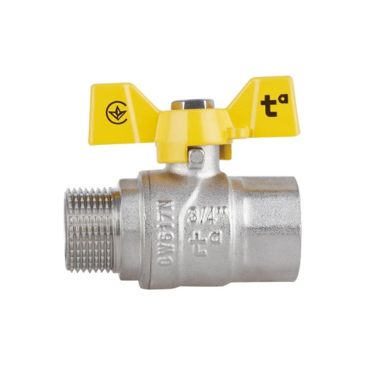 Кран шаровой Thermo Alliance Forte 3/4" ВН для газа (бабочка) SF607G20 купить в САНН Одесса, изображение 4