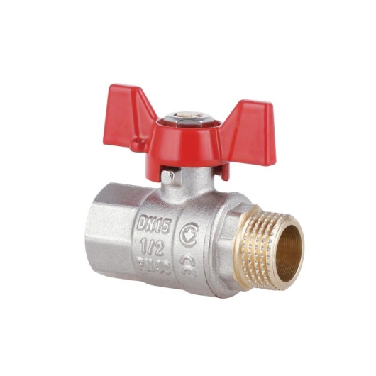 Кран шаровой Thermo Alliance Standart 1/2" ВН для воды (бабочка) SD607NW15PN40 купить в САНН Одесса, изображение 3