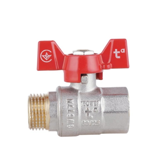 Кран шаровой Thermo Alliance Standart 1/2" ВН для воды (бабочка) SD607NW15PN40 купить в САНН Одесса, изображение 4