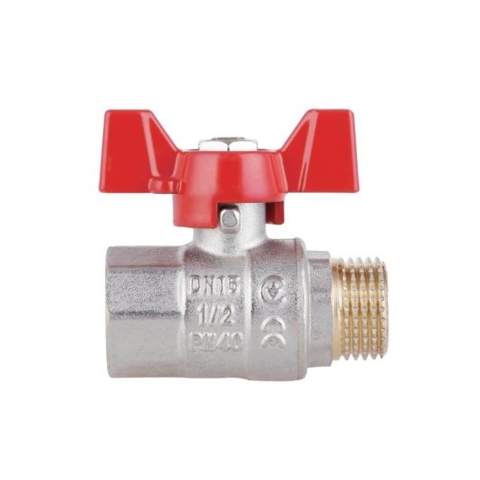 Кран шаровой Thermo Alliance Standart 1/2" ВН для воды (бабочка) SD607NW15PN40 купить в САНН Одесса, изображение 5