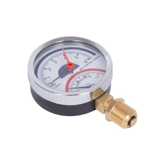 Термоманометр Thermo Alliance Standart 80 мм 1/2", нижнее подключение SD1726B купить в САНН Одесса, изображение 5