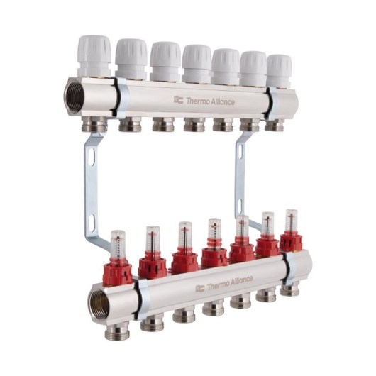 Коллектор с расходомерами Thermo Alliance Standart 1" 7 выходов SD235W7 купить в САНН Одесса, изображение 3