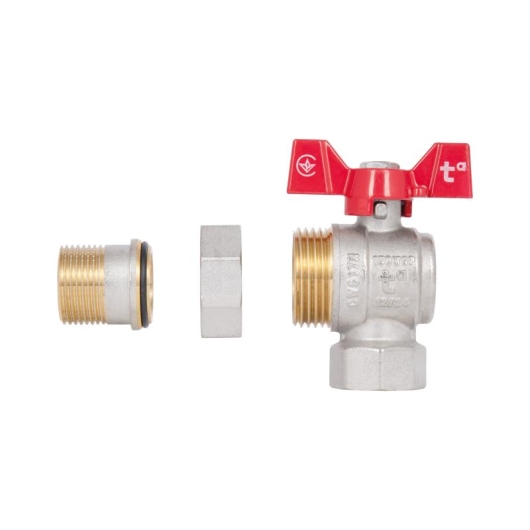 Кран шаровой "Американка" Thermo Alliance Standart 3/4" ВН угловой SD222NW20PN40 купить в САНН Одесса, изображение 9