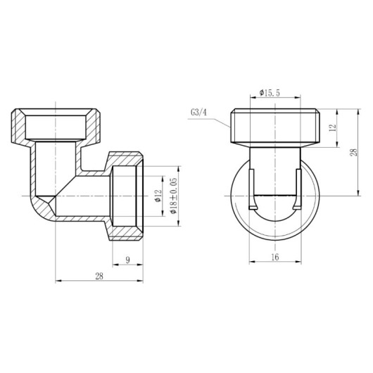 Уголок обжимной Thermo Alliance Forte 20 SF173W2020 купить в САНН Одесса, изображение 2