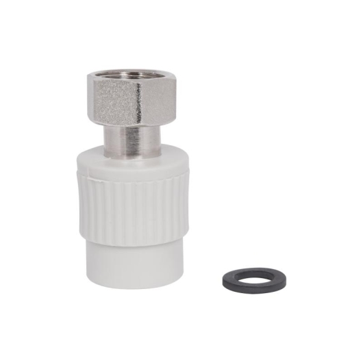 Муфта PPR Thermo Alliance с накидной гайкой 20х1/2" купить в САНН Одесса, изображение 4