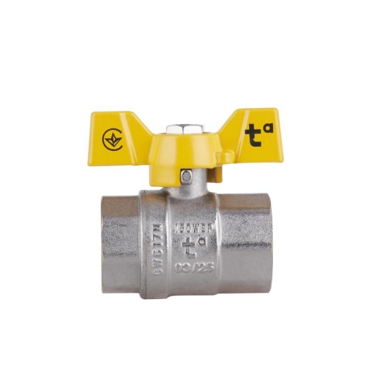 Кран шаровой Thermo Alliance Standart 1" ВР для газа (бабочка) SD602NG25PN40 купить в САНН Одесса, изображение 4