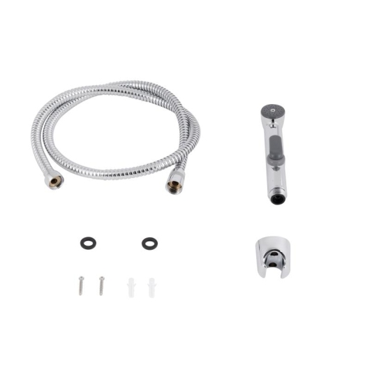 Набор для гигиенического душа Qtap Inspai-Varius округлый QTSETCRMA021 Chrome/Grey (Set) купить в САНН Одесса, изображение 4