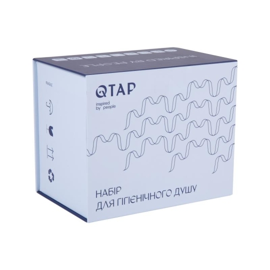Набор для гигиенического душа Qtap Inspai-Varius прямоугольный QTINSVARCRMV00440201 Chrome купить в САНН Одесса, изображение 7
