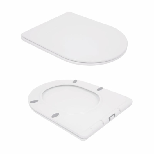 Унитаз подвесной Qtap Swan безободковый с сиденьем Soft-close QT16335178W купить в САНН Одесса, изображение 14