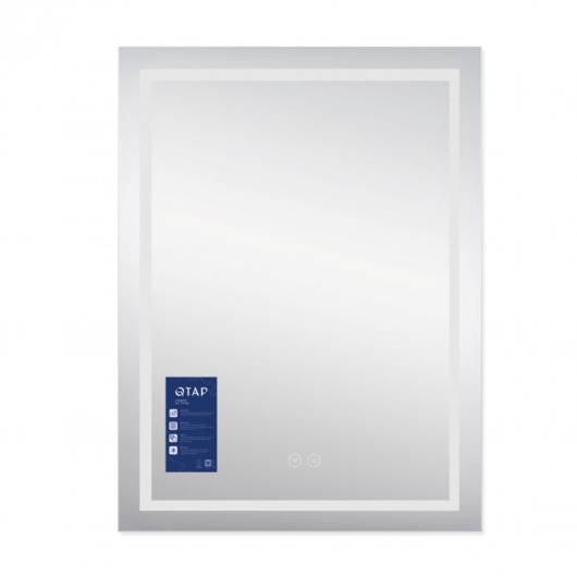 Зеркало Qtap Mideya (MI1) 600х800 с LED-подсветкой Touch, с антизапотеванием, диммером QT2078F937W купить в САНН Одесса, изображение 3