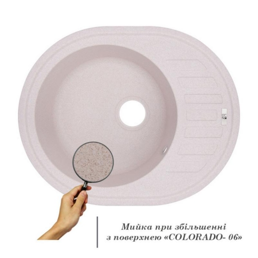 Кухонная мойка Lidz 620x500/200 COL-06 (LIDZCOL06620500200) купить в САНН Одесса, изображение 3