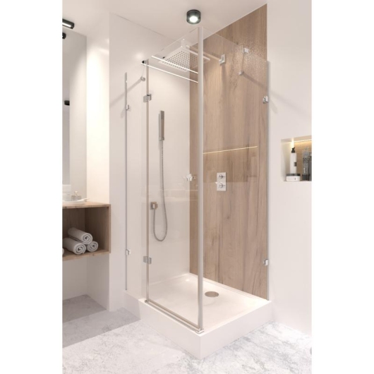 Душевая кабина Qtap Capricorn CRM1018RC6 100х80 см, стекло Clear 6 мм, CalcLess, без поддона купить в САНН Одесса, изображение 10