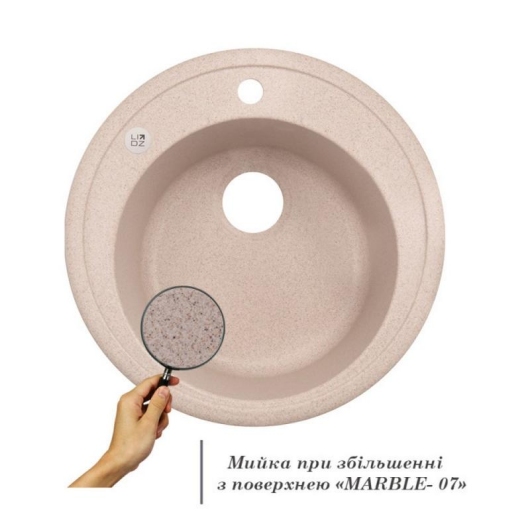 Кухонная мойка Lidz D510/200 MAR-07 (LIDZMAR07D510200) купить в САНН Одесса, изображение 3
