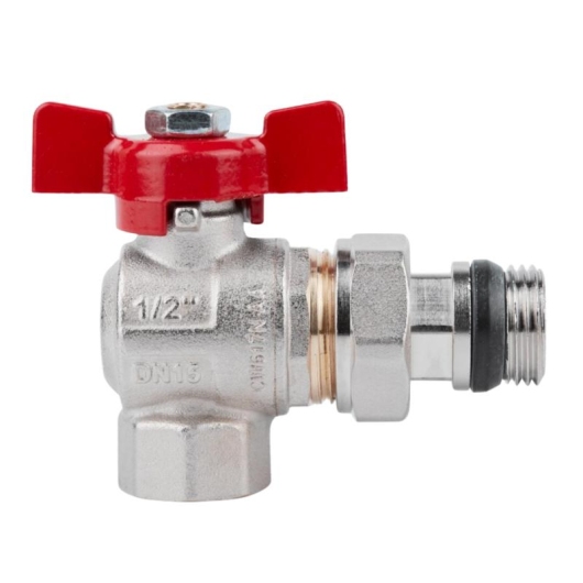 Кран шаровой Icma FAR. ROSSA 1/2" угловой №362 купить в САНН Одесса, изображение 3