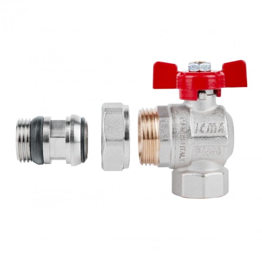 Кран шаровой Icma FAR. ROSSA 3/4" угловой №362 купить в САНН Одесса, изображение 4