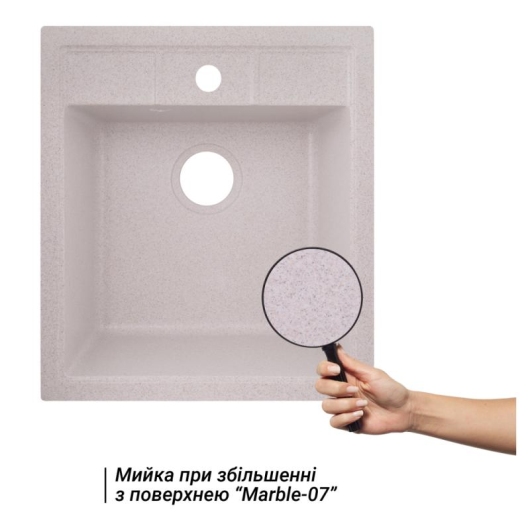 Кухонная мойка Lidz 460х515/200 MAR-07 (LIDZMAR07460515200) купить в САНН Одесса, изображение 3