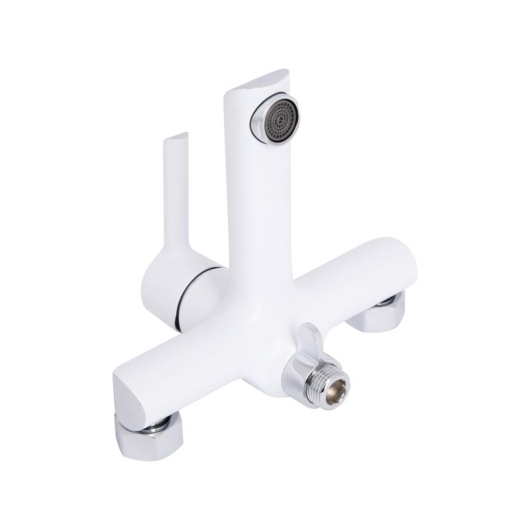 Смеситель для ванны Qtap Grand (c душевым гарнитуром) QTGRAWCR006 Chrome/White купить в САНН Одесса, изображение 4