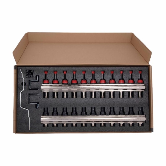 Коллектор с расходомерами Thermo Alliance Forte 1" 11 выходов SF001W11 купить в САНН Одесса, изображение 9
