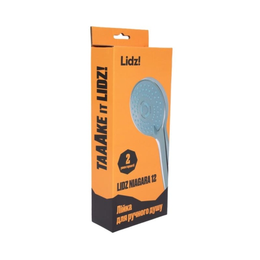 Лейка для ручного душа Lidz Niagara 12 98 мм округлая LDNIA12CRM35443 Chrome купить в САНН Одесса, изображение 4