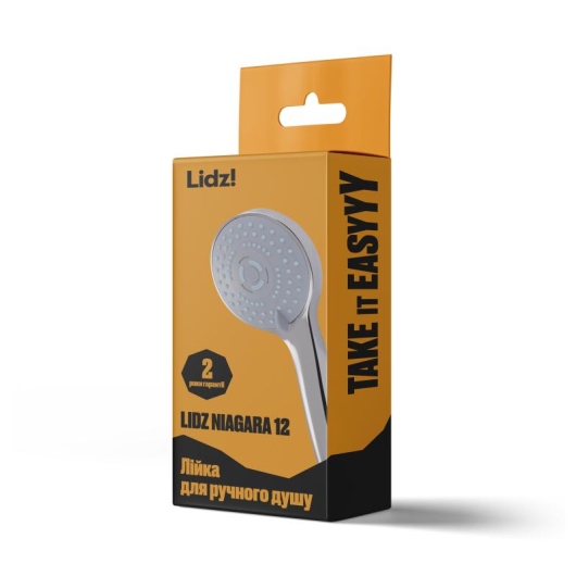 Лейка для ручного душа Lidz Niagara 12 98 мм округлая LDNIA12CRM35443 Chrome купить в САНН Одесса, изображение 5