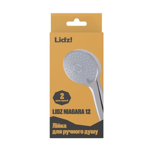 Лейка для ручного душа Lidz Niagara 12 98 мм округлая LDNIA12CRM35443 Chrome купить в САНН Одесса, изображение 6