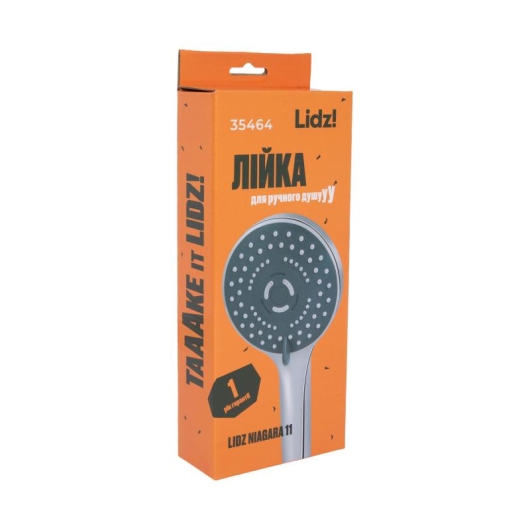 Лейка для ручного душа Lidz Niagara 11 98 мм округлая LDNIA11CRM35464 Chrome купить в САНН Одесса, изображение 4