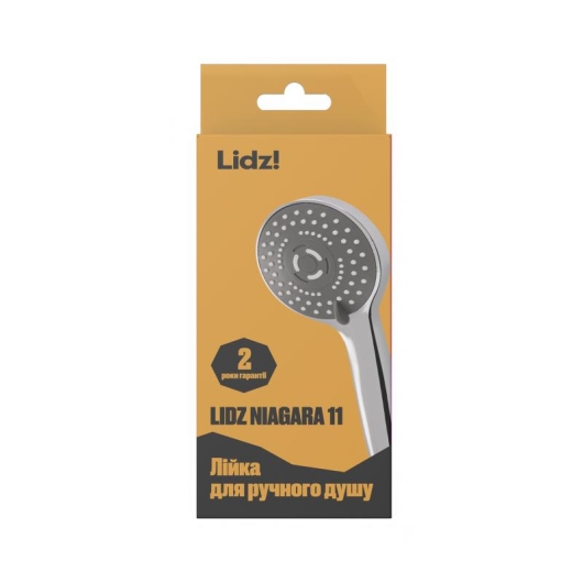 Лейка для ручного душа Lidz Niagara 11 98 мм округлая LDNIA11CRM35464 Chrome купить в САНН Одесса, изображение 6