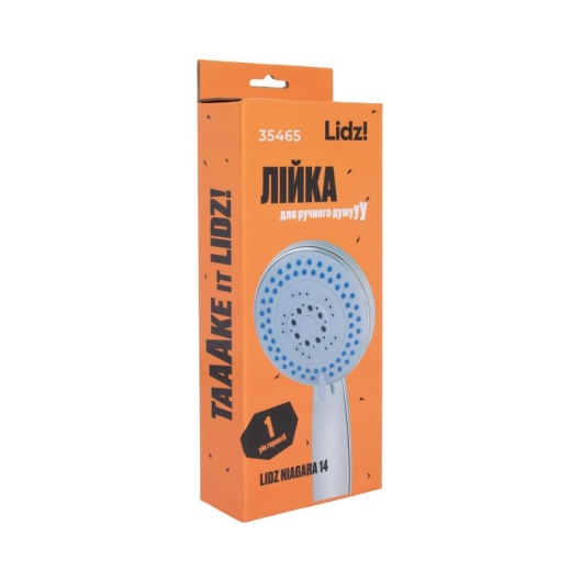 Лейка для ручного душа Lidz Niagara 14 95 мм округлая LDNIA14CRM35465 Chrome купить в САНН Одесса, изображение 4