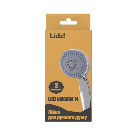 Лейка для ручного душа Lidz Niagara 14 95 мм округлая LDNIA14CRM35465 Chrome купить в САНН Одесса, изображение 6