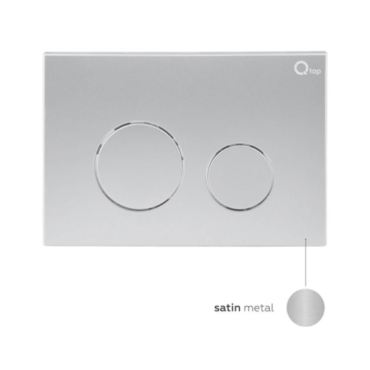 Готовое решение Qtap для ванной комнаты: подвесной унитаз Jay Rimless 520х360х320 + комплект инсталляции Nest 4 в 1 (круглая клавиша Satin) купить в САНН Одесса, изображение 9