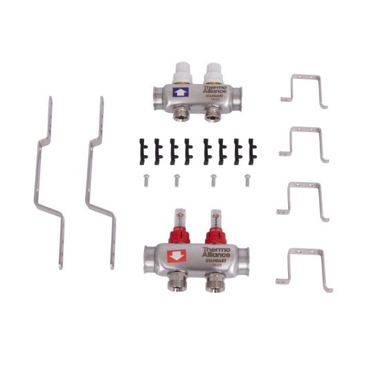 Коллектор с расходомерами Thermo Alliance Standart 1" 2 выхода SD0042 купить в САНН Одесса, изображение 10