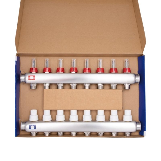 Коллектор с расходомерами Thermo Alliance Standart 1" 8 выходов SD0048 купить в САНН Одесса, изображение 9