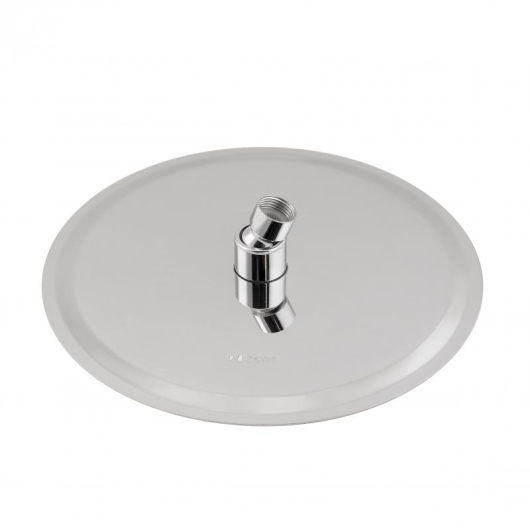 Лейка для верхнего душа Lidz Niagara 125 245 мм округлая LDNIA125NKS37518 Chrome купить в САНН Одесса, изображение 3
