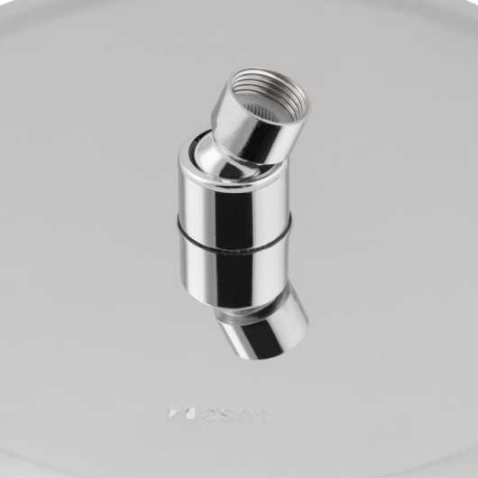 Лейка для верхнего душа Lidz Niagara 125 245 мм округлая LDNIA125NKS37518 Chrome купить в САНН Одесса, изображение 4