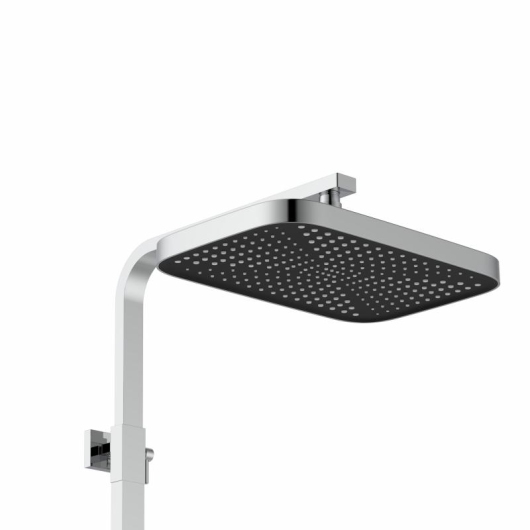 Душова система для кабіни Qtap Capricorn на три споживачі (з виливом) 53103KNC Chrome купити в САНН Одеса, зображення 6