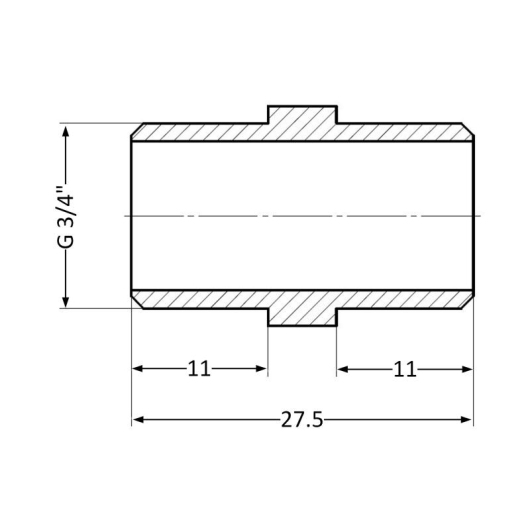 Ниппель Thermo Alliance Standart 3/4" НР SD4072020 купить в САНН Одесса, изображение 2
